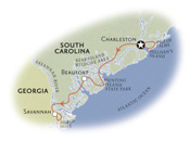 South Caroling Georgia Map